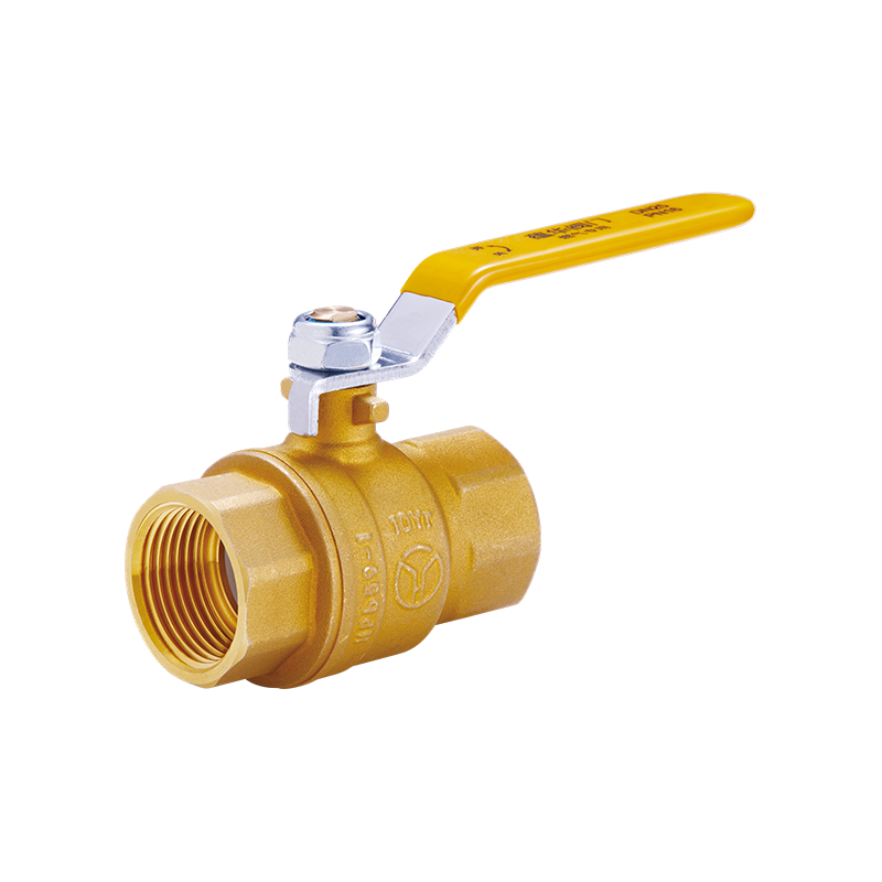 YH-220 Kugelhahn aus Messing mit vollem Durchgang und langem Griff (F/F)